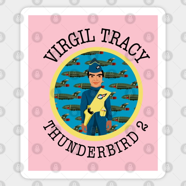 Virgil Tracy Thunderbirds 2 Original TV Series Sticker by EmmaFifield